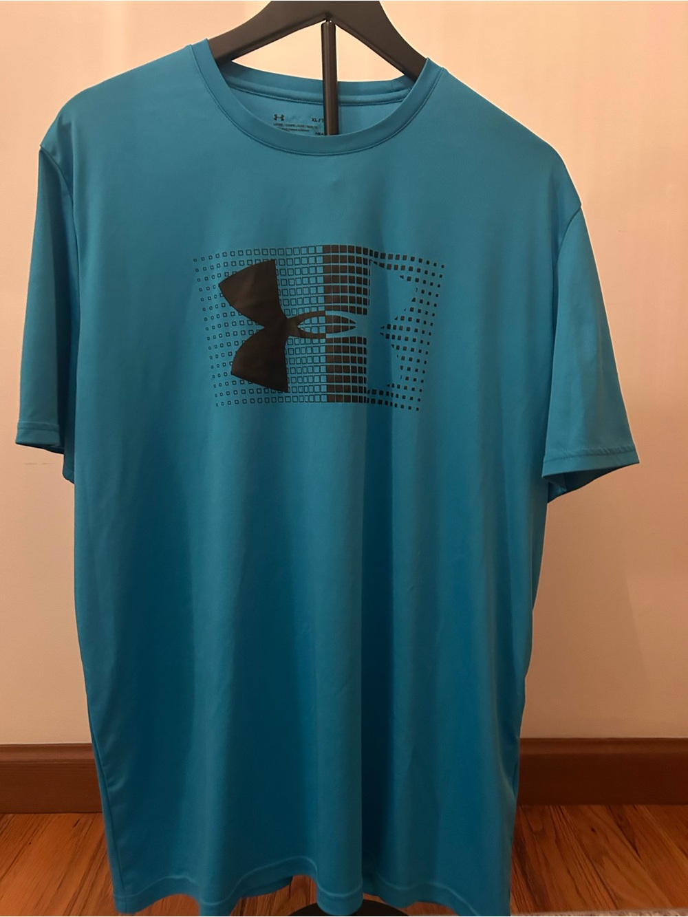 Under Armour Men’s Teal Blue Graphic Performance T-Shirt